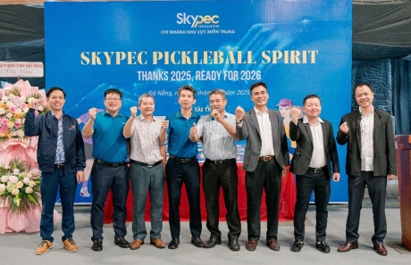 “SKYPEC PICKLEBALL SPIRIT” – LỜI TRI ÂN KHÁCH HÀNG VÀ ĐỐI TÁC CỦA CHI NHÁNH SKYPEC KHU VỰC MIỀN TRUNG, SẴN SÀNG CHO HÀNH TRÌNH 2026
